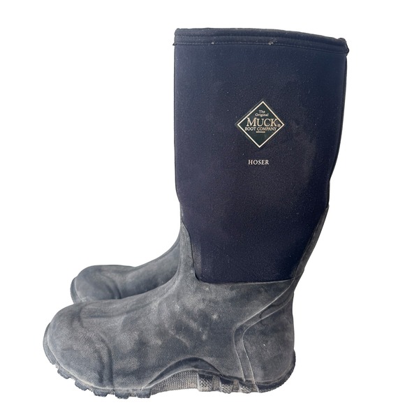 The Original Muck Boot Company Hoser Black Neoprene Tall Boots Men 8.5 Women 9.5 main image 7